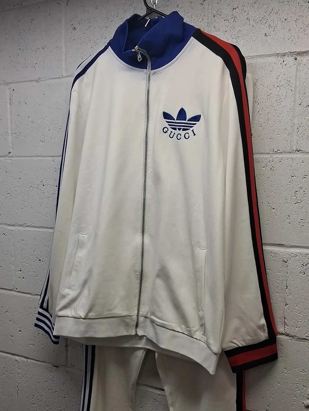 NWT Mens Gucci Adidas 2 Piece Track Suit